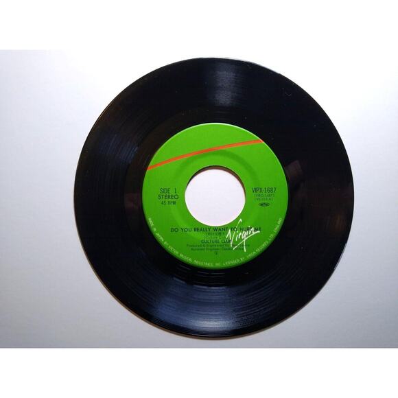 Culture Club Do You Really Want To Hurt Me Japan 1983 Vinyl 7" Record 45 Virgin - Picture 6 of 7